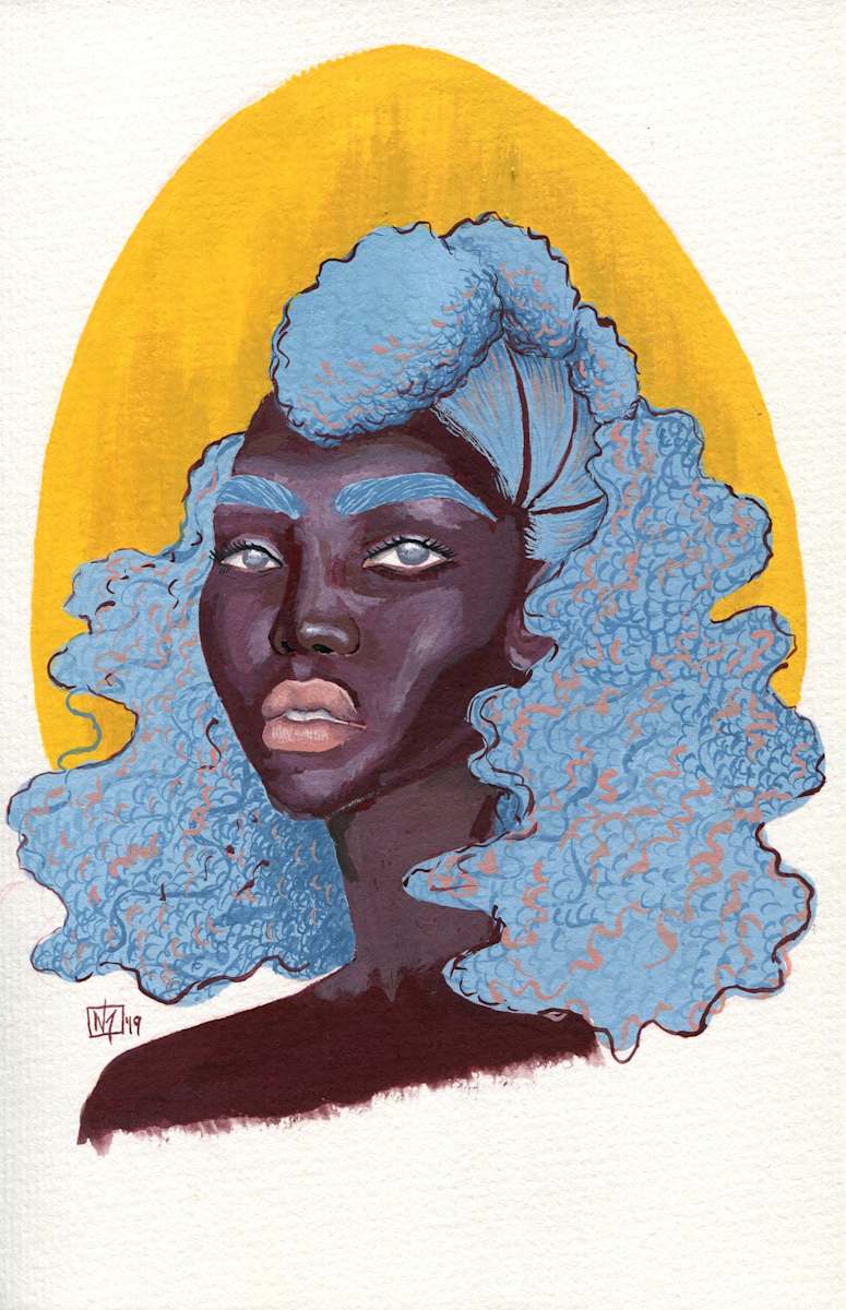 Blue Belle by Ash D Williams, Image 1.