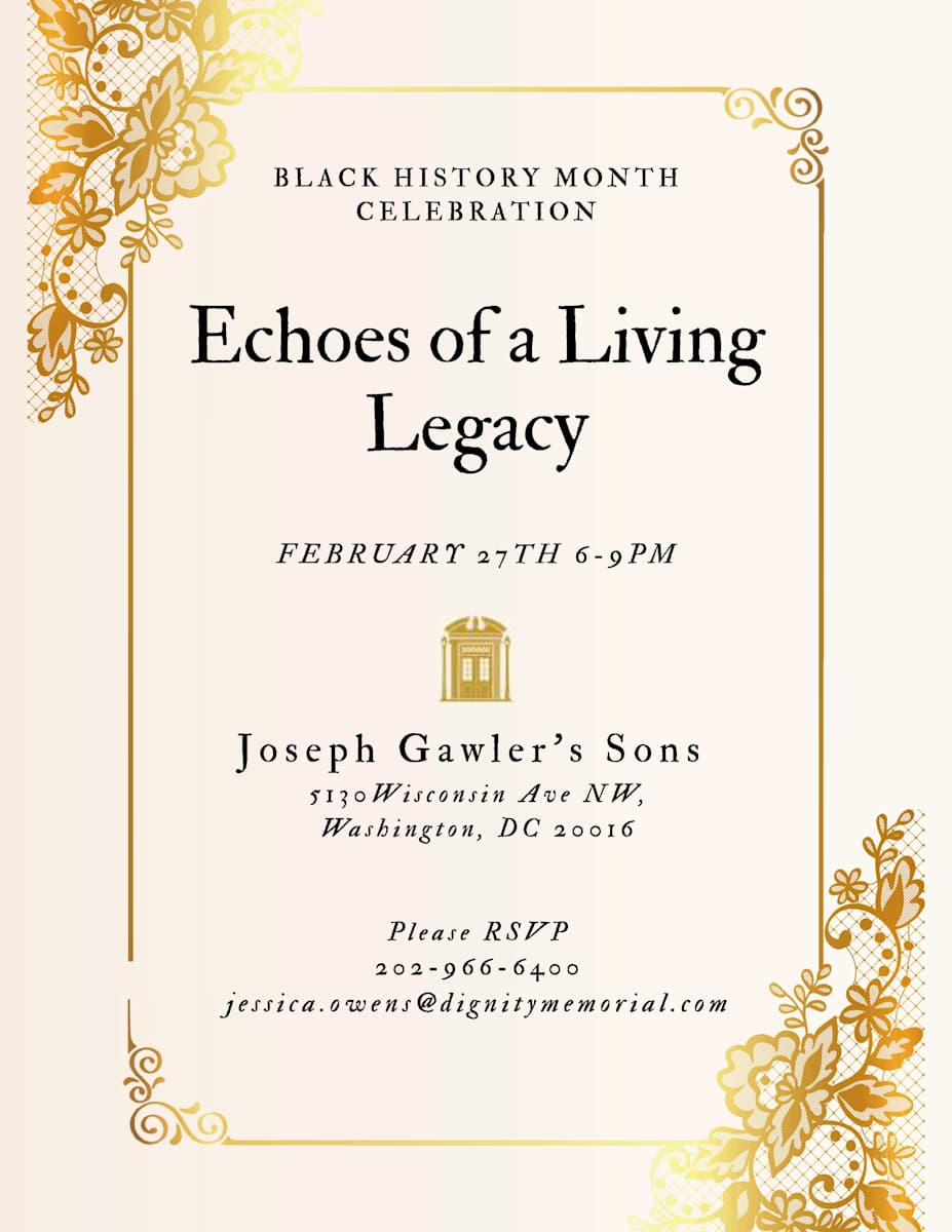 Joseph Gawler's Sons Black History Month Program