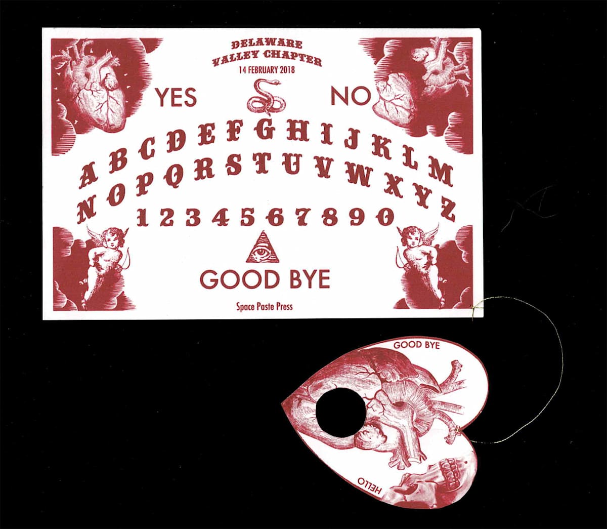 Ouja Love by Kristin Ziegler  Image: Finished valentine