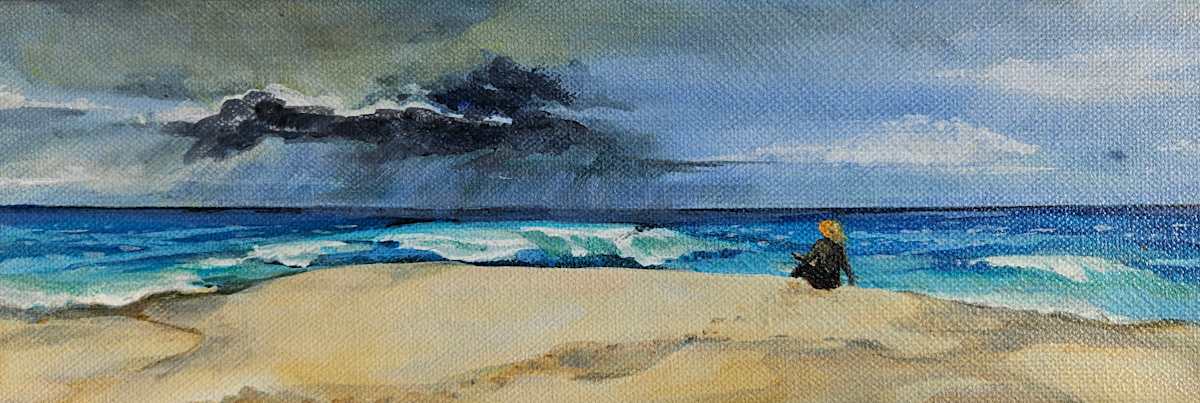 Passing Storm by Karin Lawler  Image: Turbulance passes and calm settles in