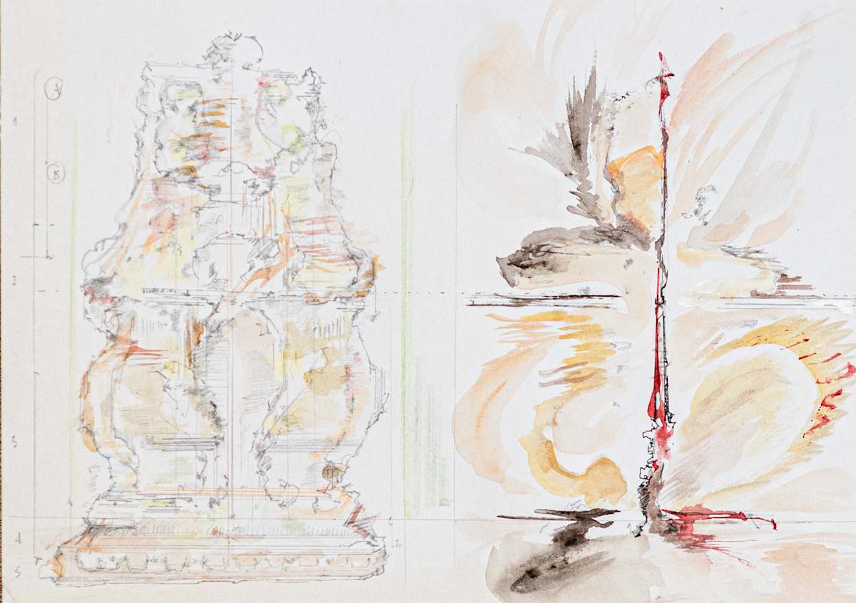 Sculpture Study - Diptych by Zoë Springer-Graham, Image 1.
