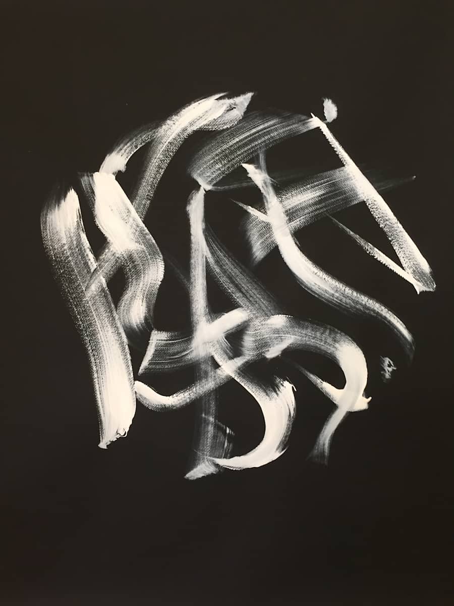wonWhite by Melvyn Poore  Image: This piece was a finalist in the Teravarna 14th Abstract International Juried Art Competition.