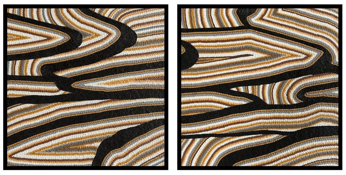 Strata 9538 Diptych by Cindy Lesperance, Image 2.