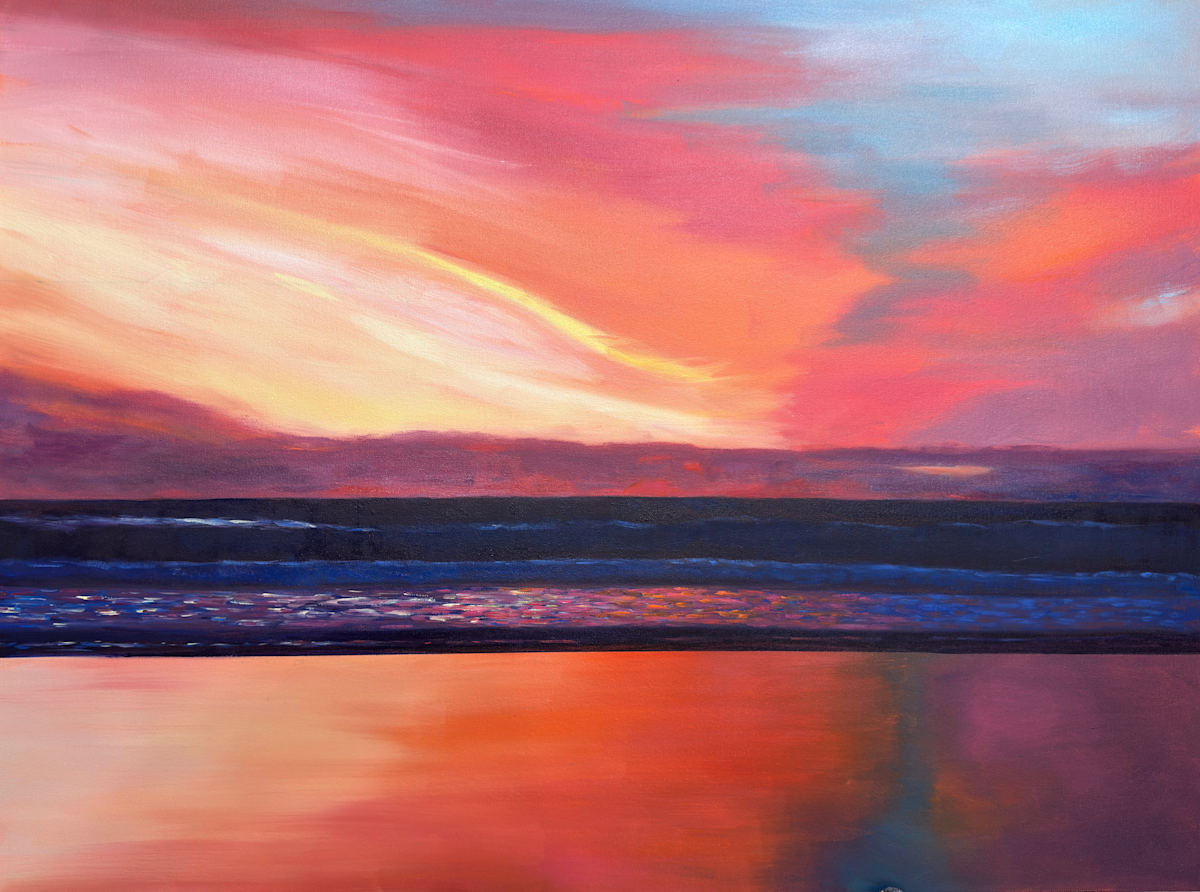 Golden Hour (framed) by Barbara Davies 