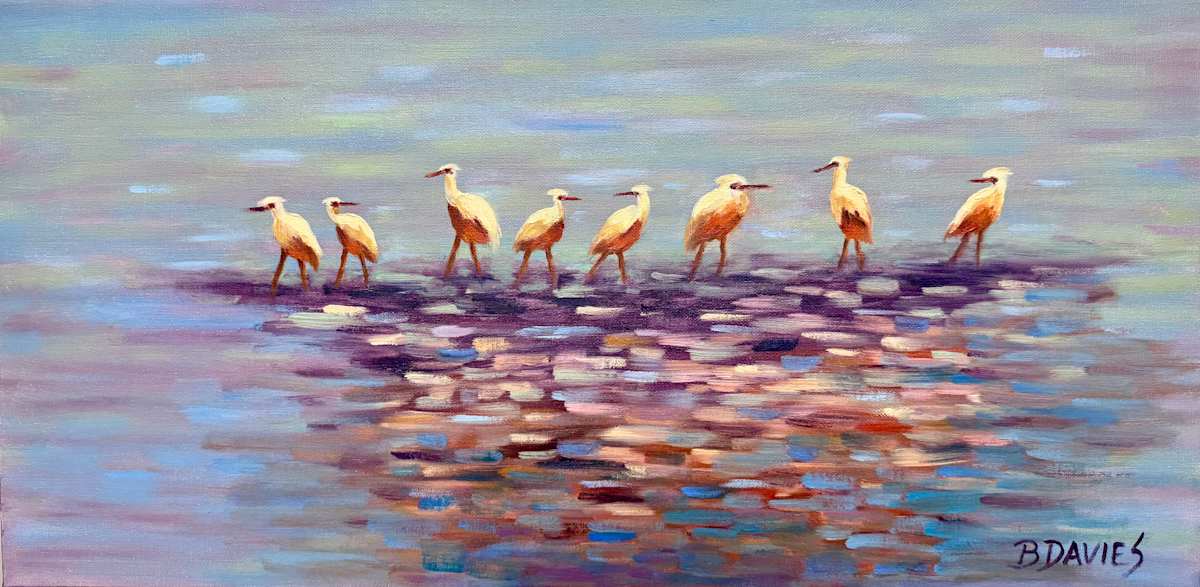 At the Sandbar (unframed) by Barbara Davies, Image 1.