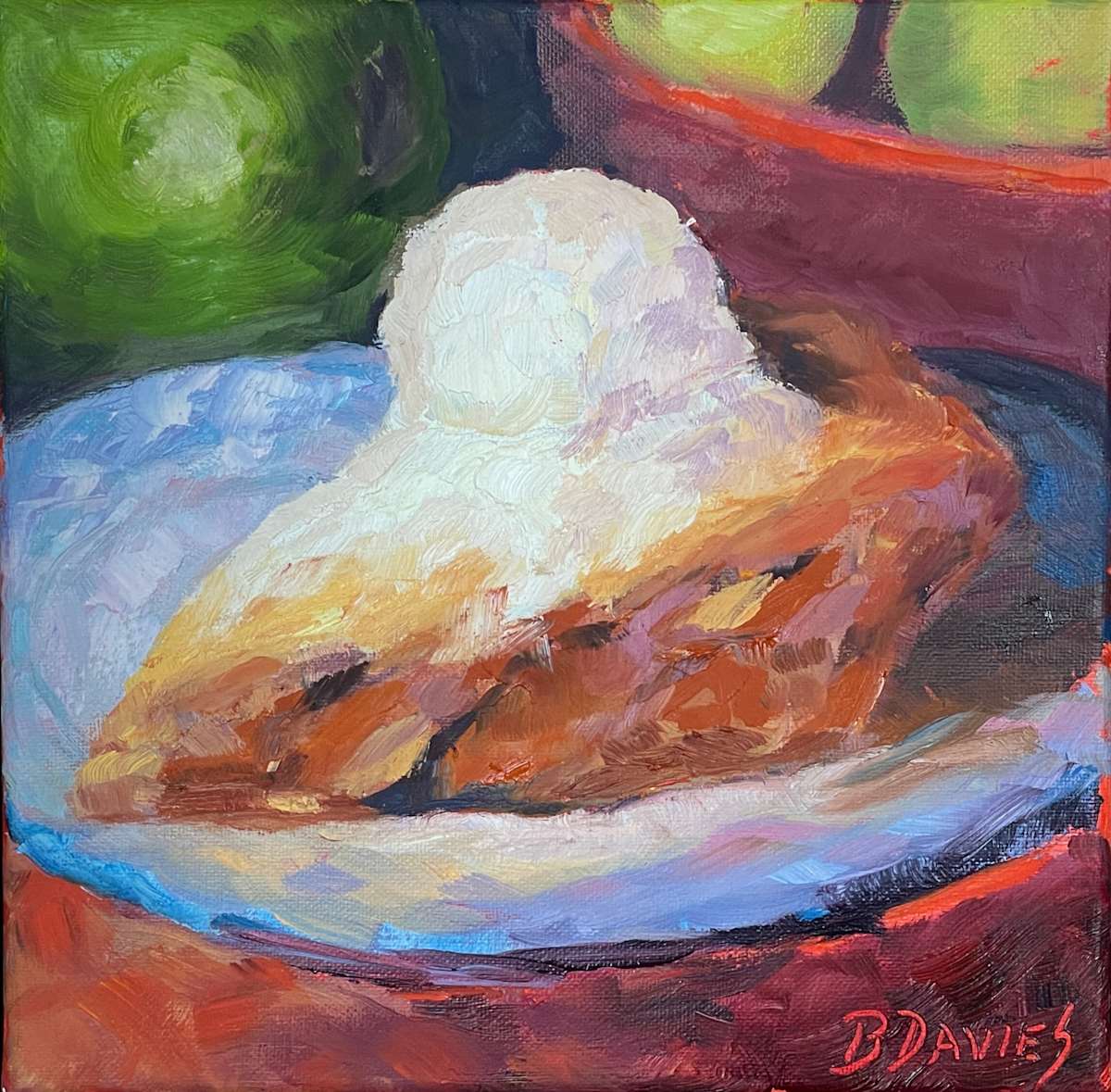 Mom's Apple (framed) by Barbara Davies 
