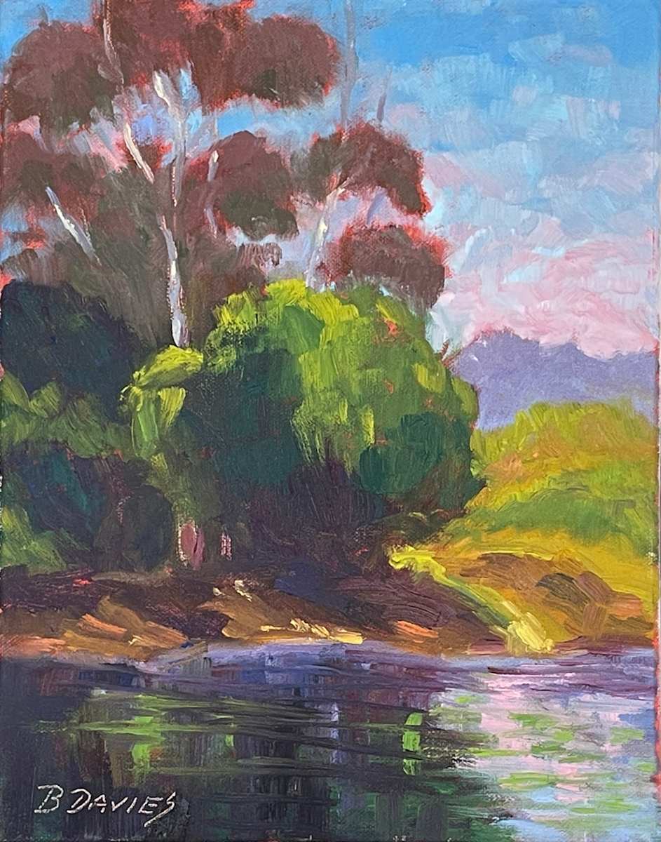 Shady Spot (framed) by Barbara Davies, Image 1.