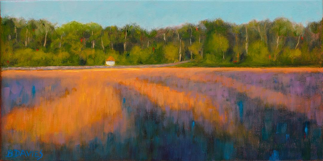 Boathouse: 18" x 24" Fine Art Print, #1 by Barbara Davies