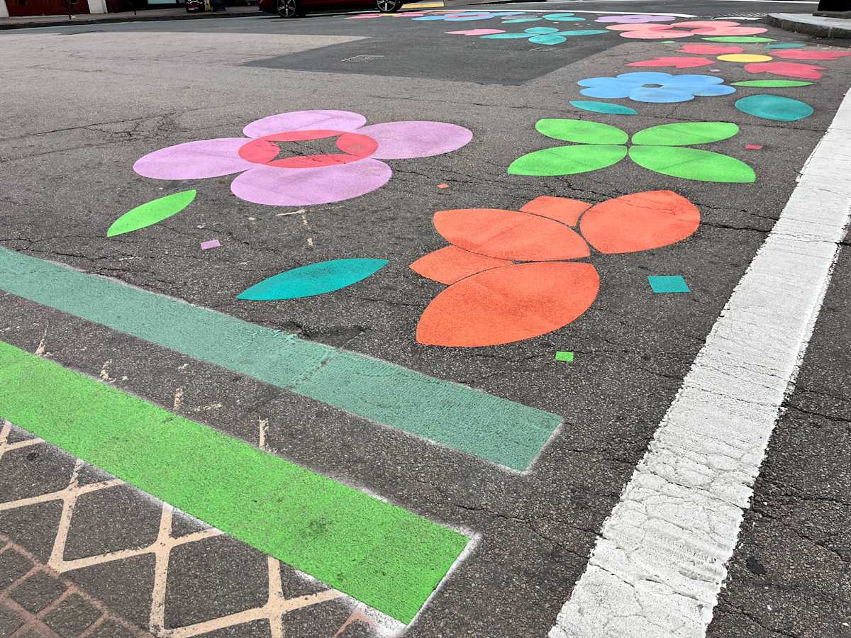 Asphalt Mural Project by Ngoc-Tran Vu 