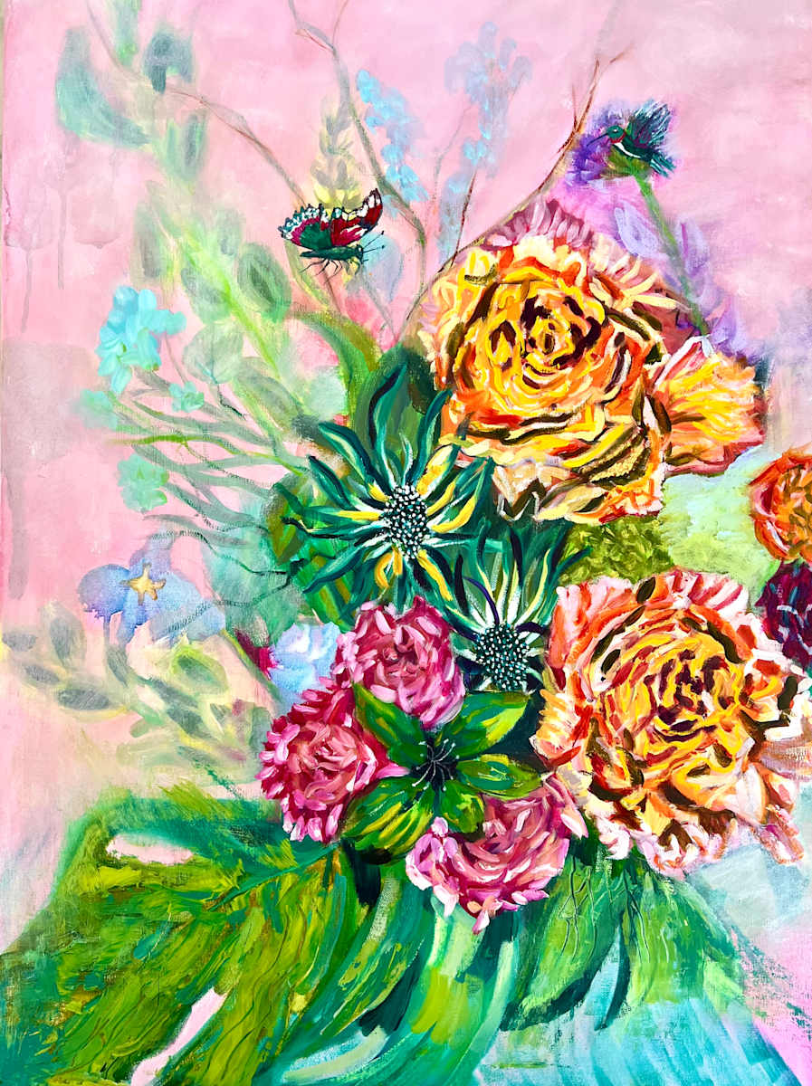 Artwork Archive - Milan by Diana Budler  Image: Sun-kissed Rose Radiance
18” x 24”
Canvas
$1290