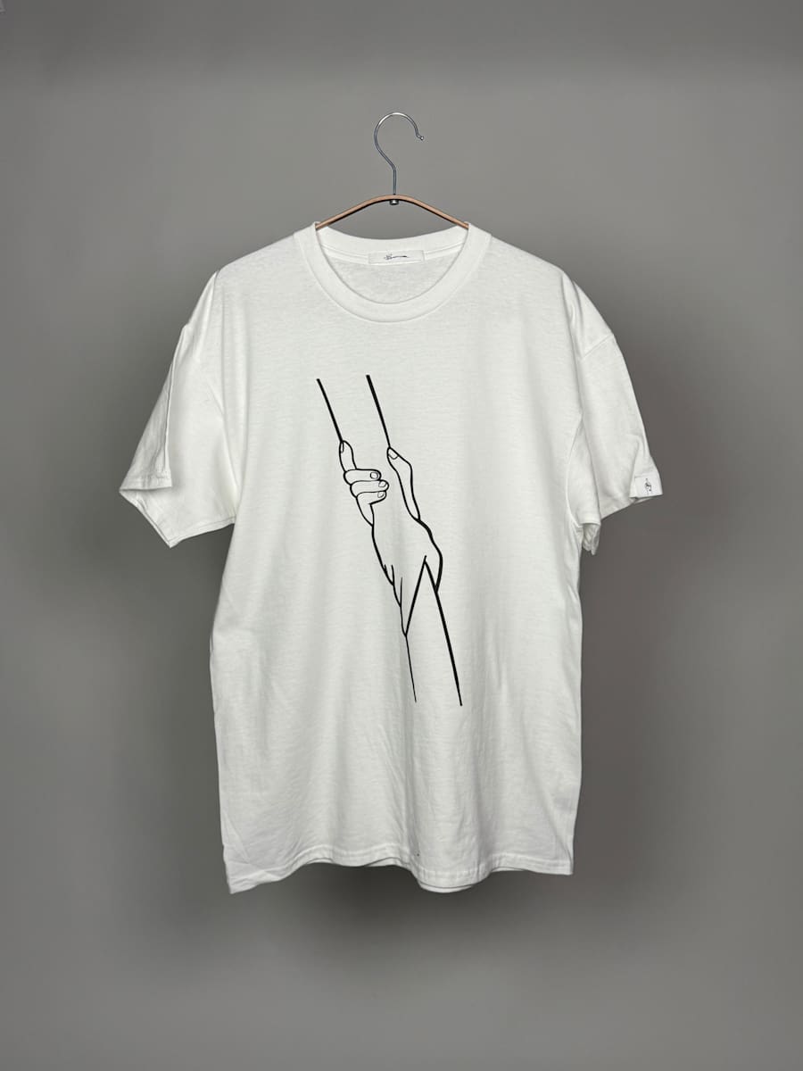 T Shirt Help Screen Print (5 Available) by Joanne Steinhardt, Image 1.