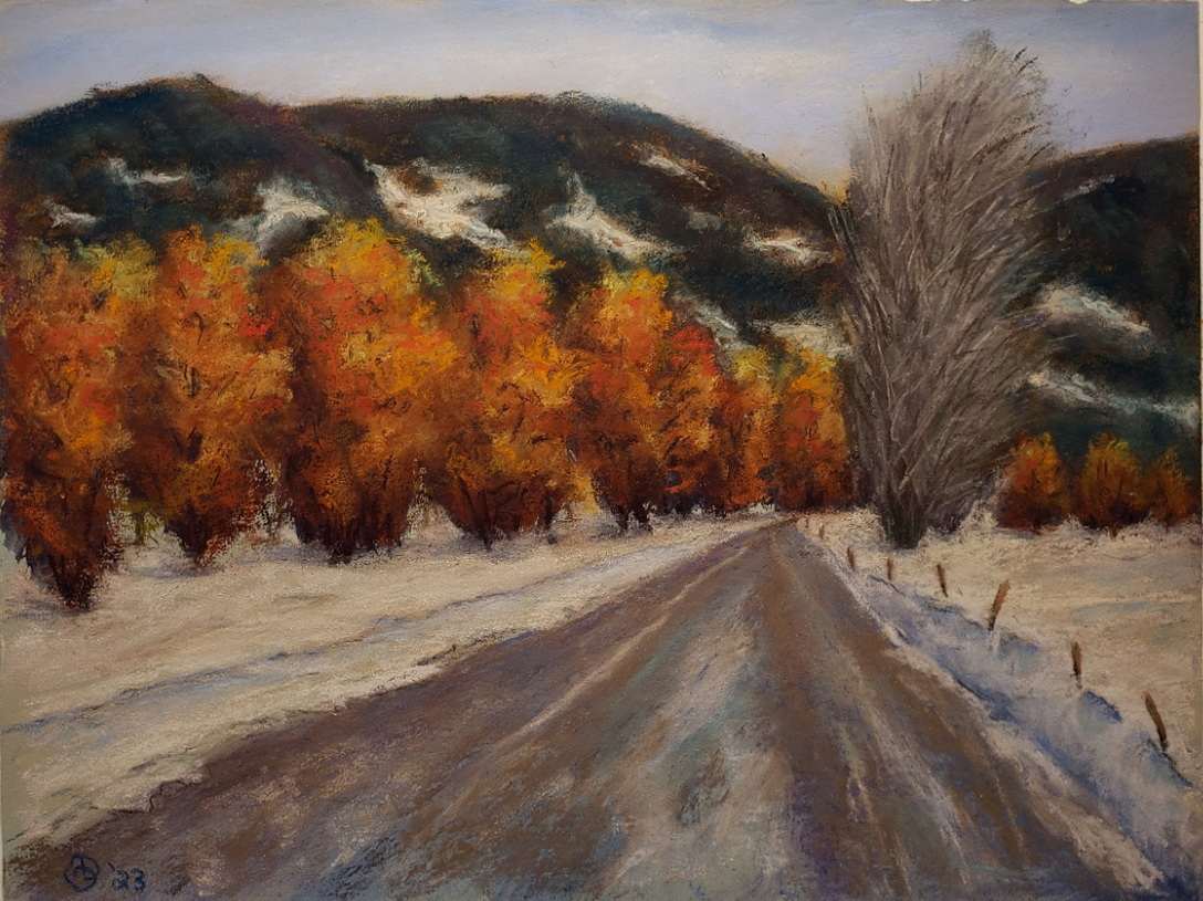 Brighten a Snowy Road by Olive Dodd 
