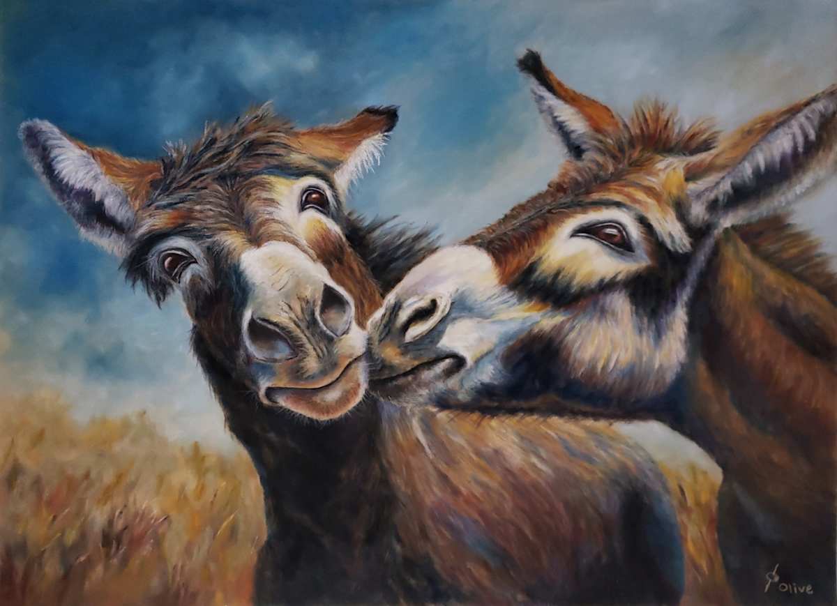 Soft Ears, Big Hearts by Olive Dodd  Image: Where Love and Mischief Go Hoof in Hoof 