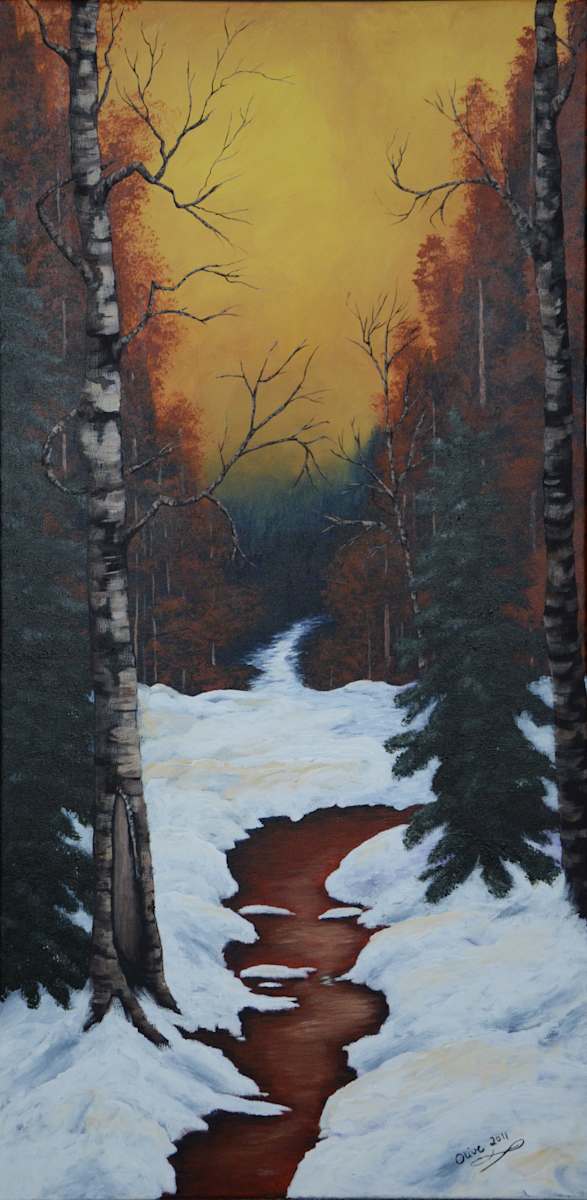 Snowy Creek by Olive Dodd 