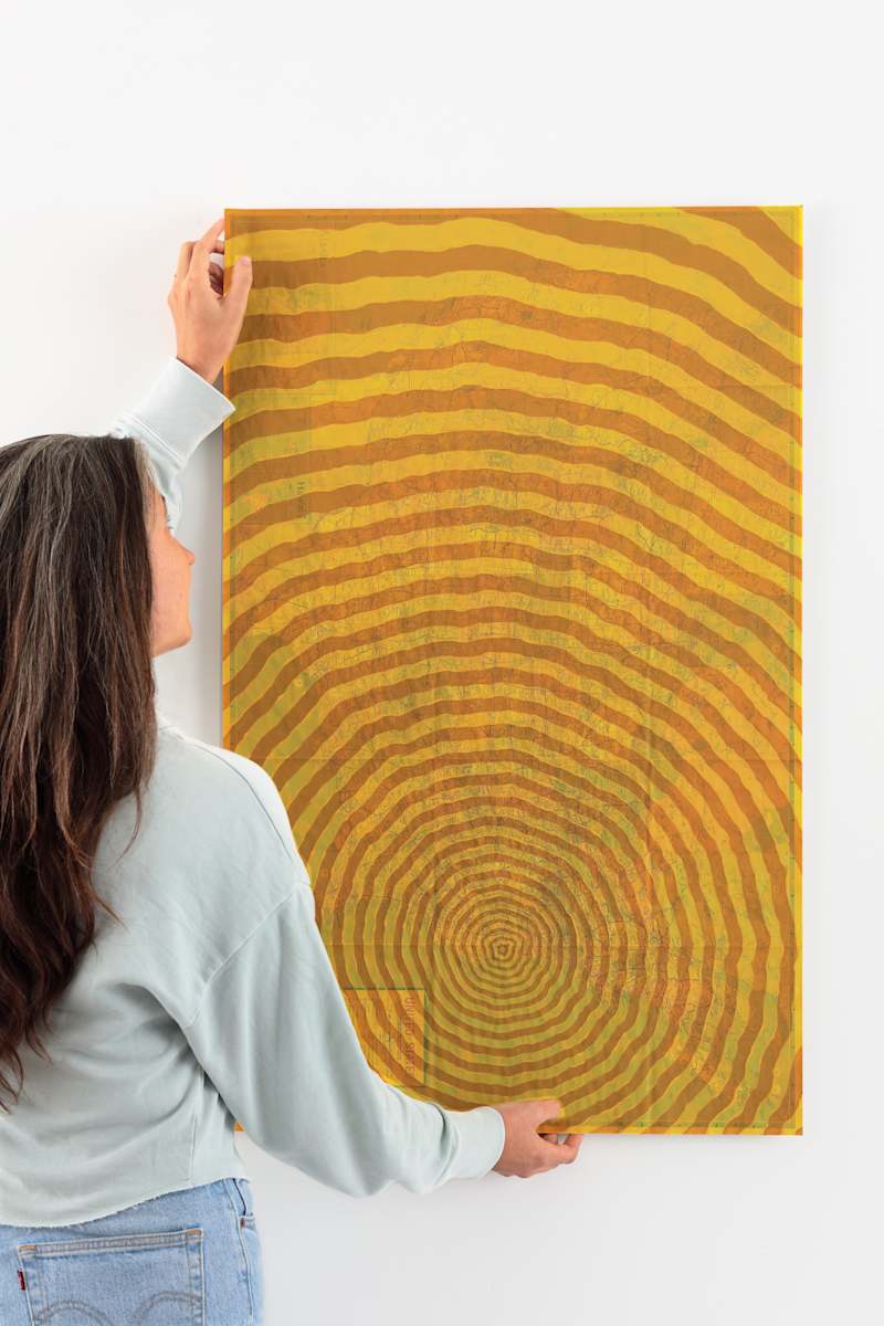 'Amber Waves' from the Chesapeake Bay Impact Crater series by Meg Roberts Arsenovic 