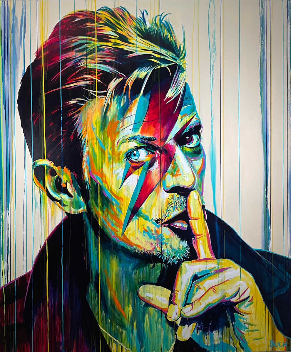 Bowie by Artist Allan Buch 