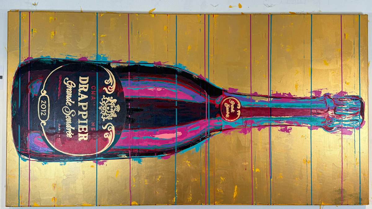 Drappier Champagne by Artist Allan Buch  Image: Drappier Champagne 