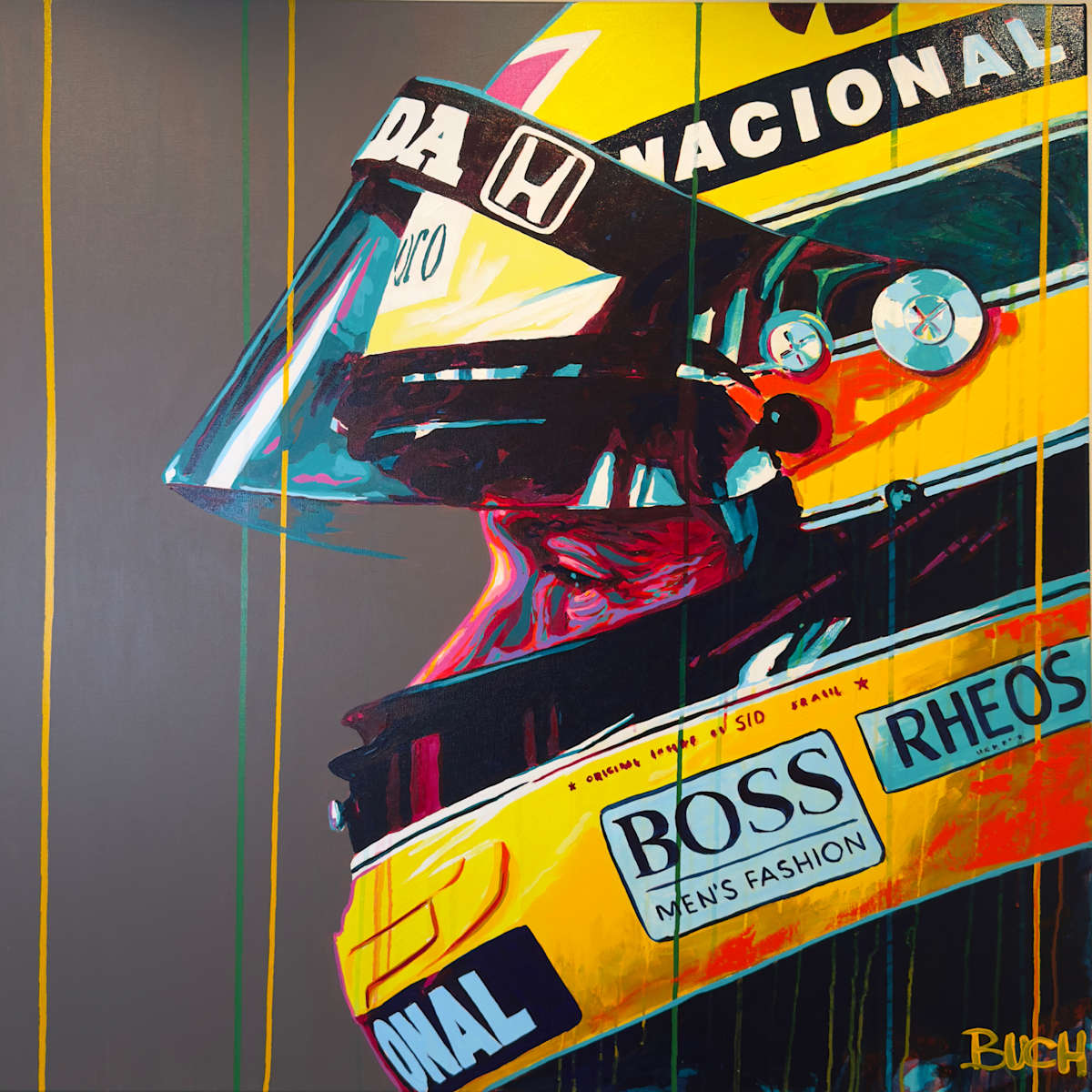 "Senna – Live at Speed" by Artist Allan Buch  Image: Senna