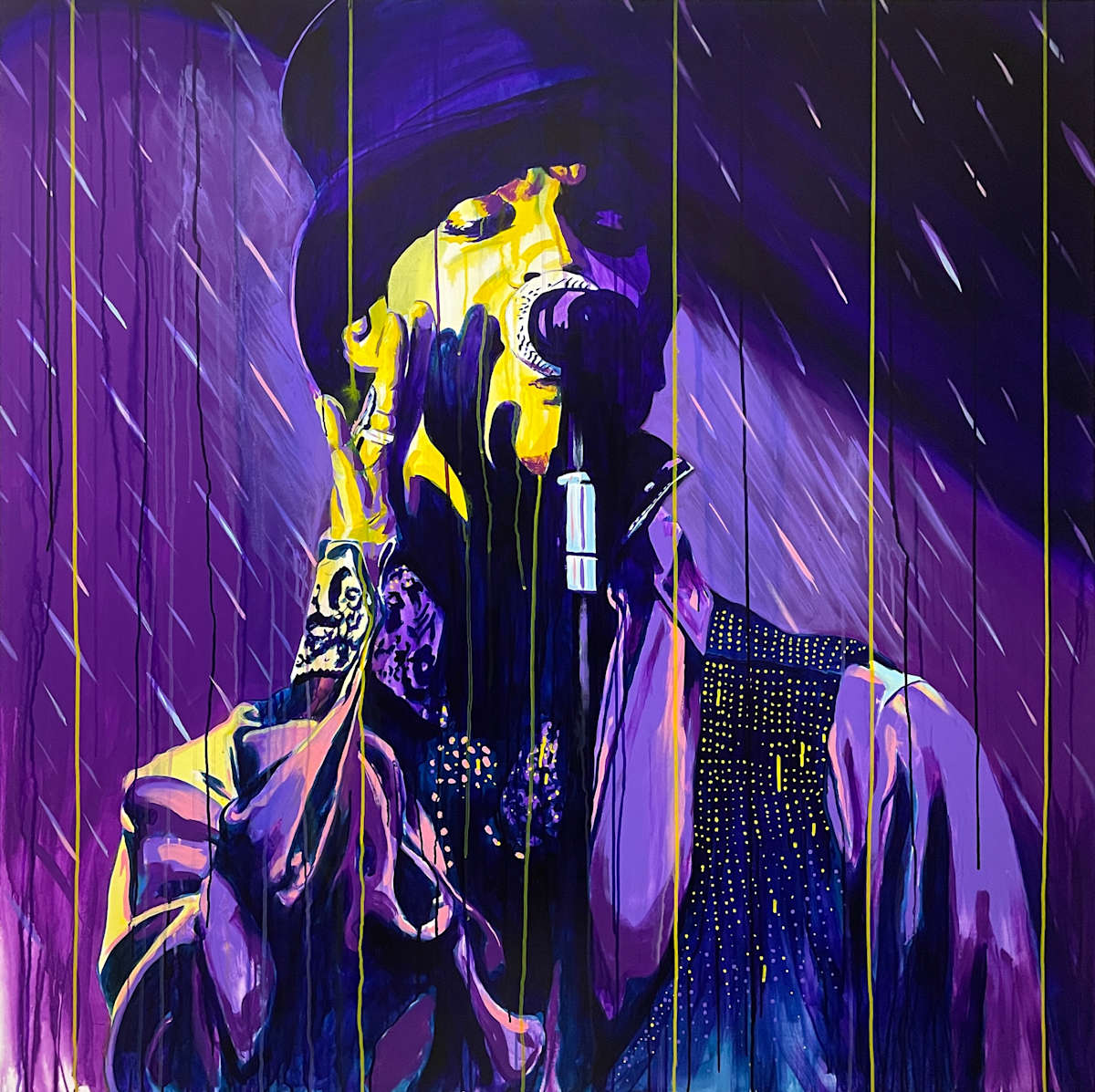 Prince - Purple rain by Artist Allan Buch  Image: Prince - Purple rain