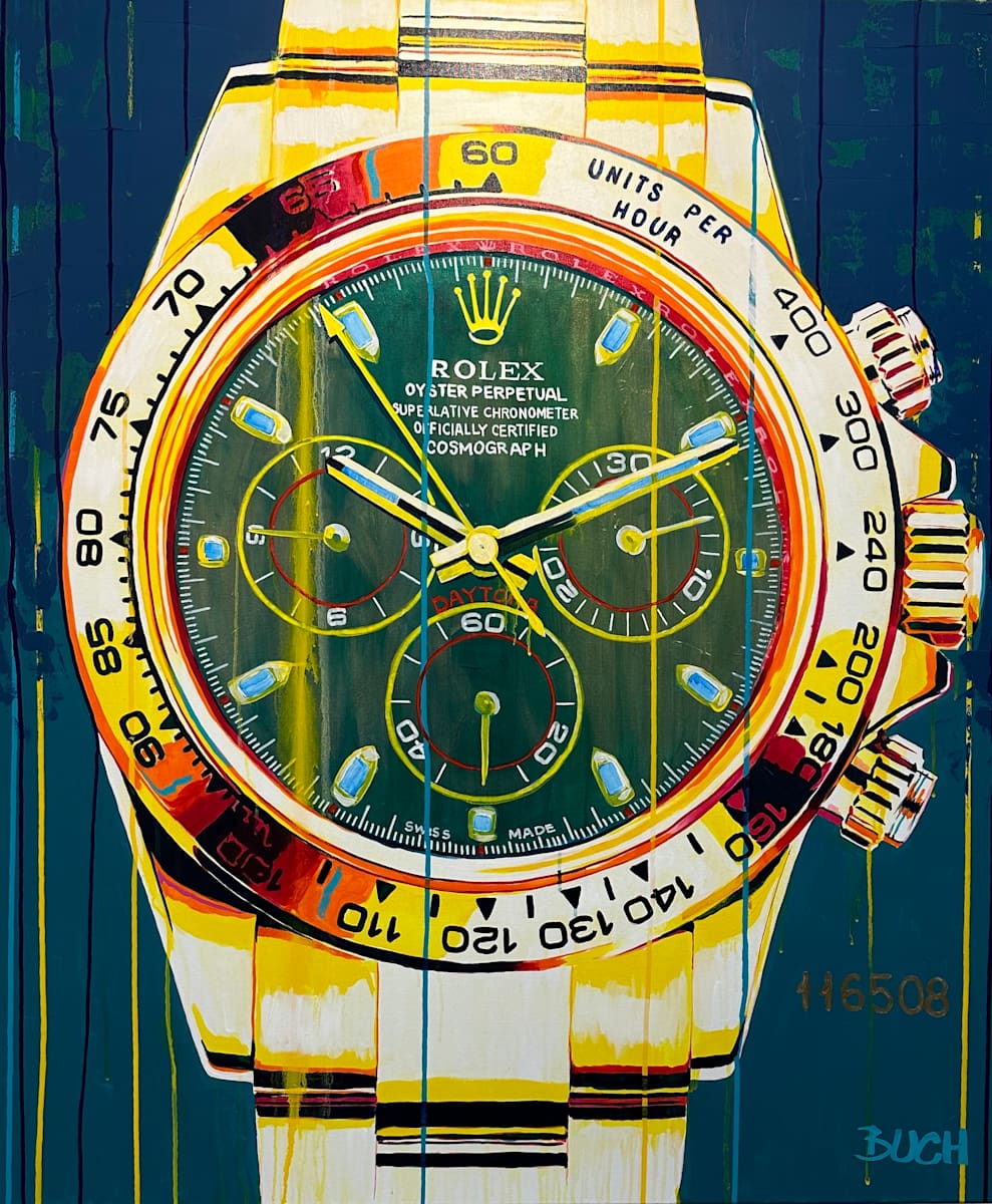 Rolex Daytona 116508 by Artist Allan Buch  Image: Rolex Daytona 116508 John Mayer