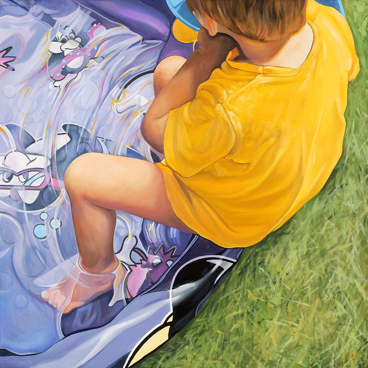 Purple Pool by Daryl Zang 