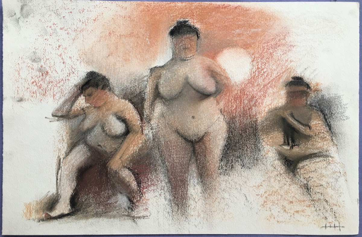 3 Ones (matted) by Lisa Hess Hesselgrave, Image 1.