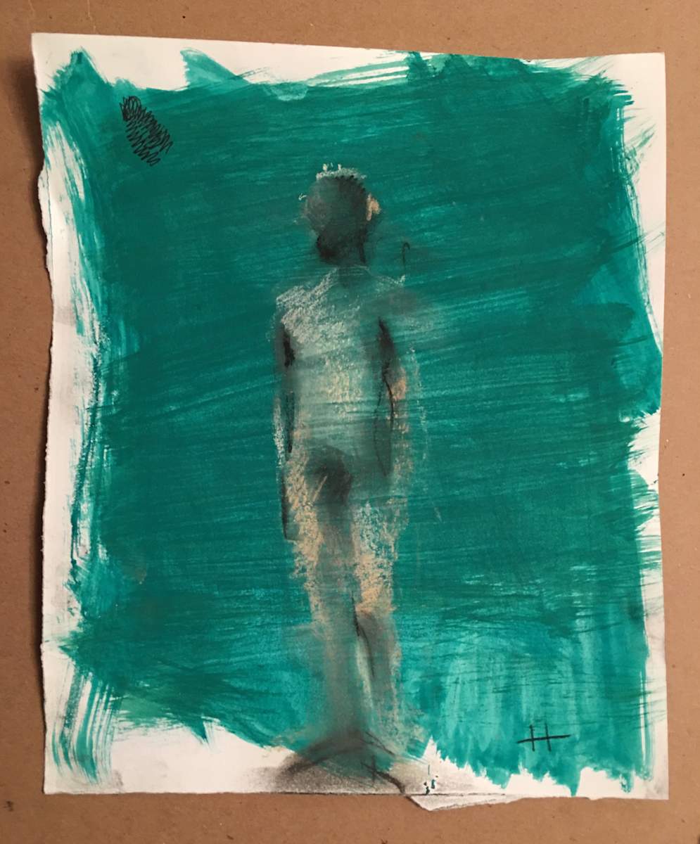 Chris on Green by Lisa Hess Hesselgrave, Image 2.
