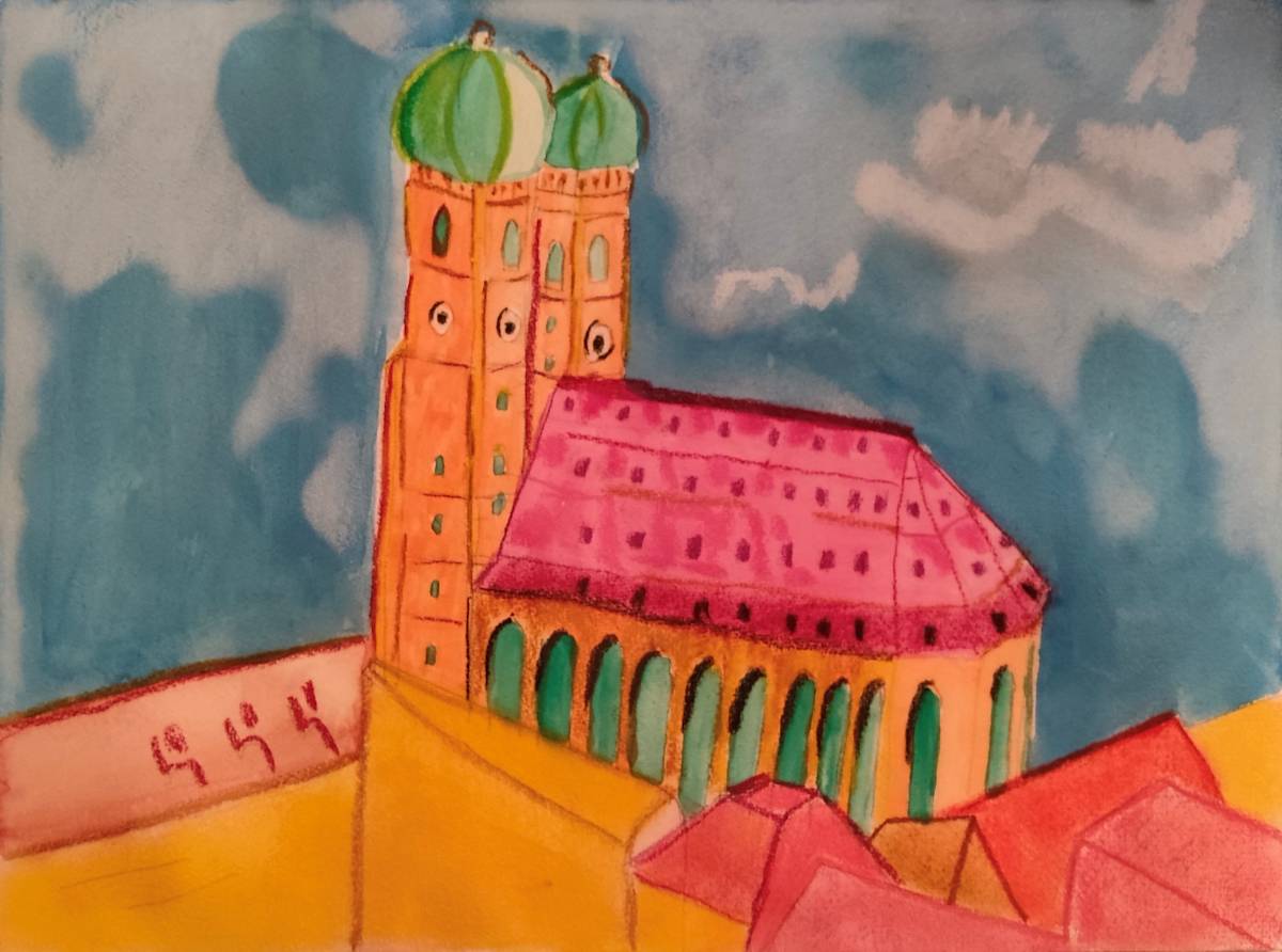 Frauenkiche Munich by Paul Riedel 