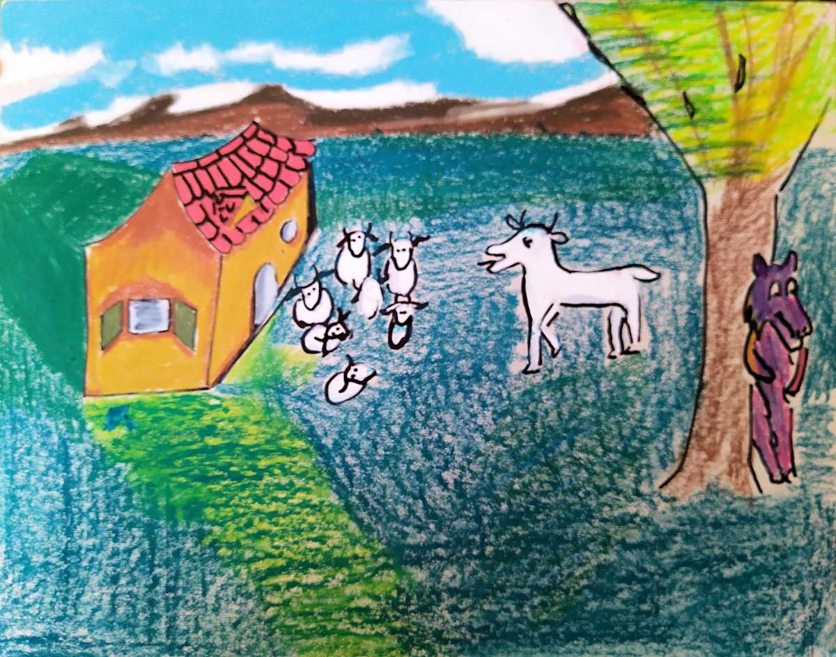 The seven little goats by Paul Riedel 