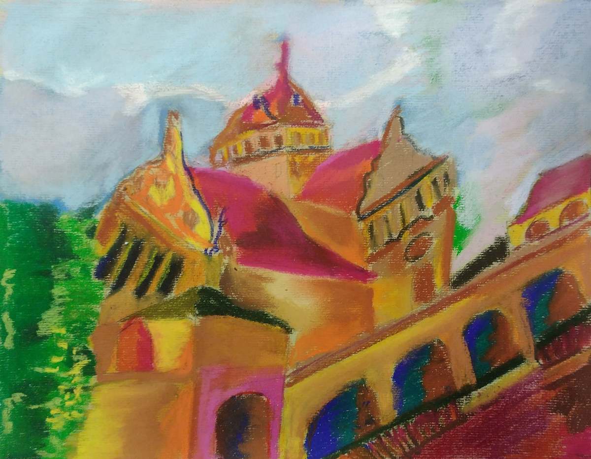 Artists House at Lehnbach square in Munich by Paul Riedel 