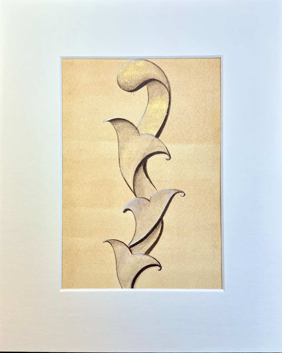 A Study in Biomorphic Movement or Dancing Mushies by Elizabeth Bronwen Reimer, Image 1.
