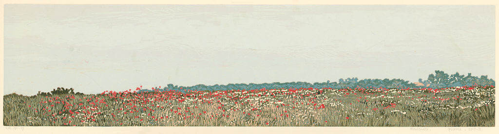 Flowering landscape by Grietje Postma, Image 1.