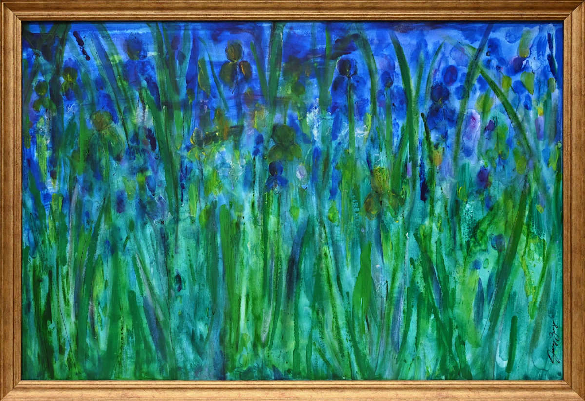Irises in the Breeze by Joey Grego 