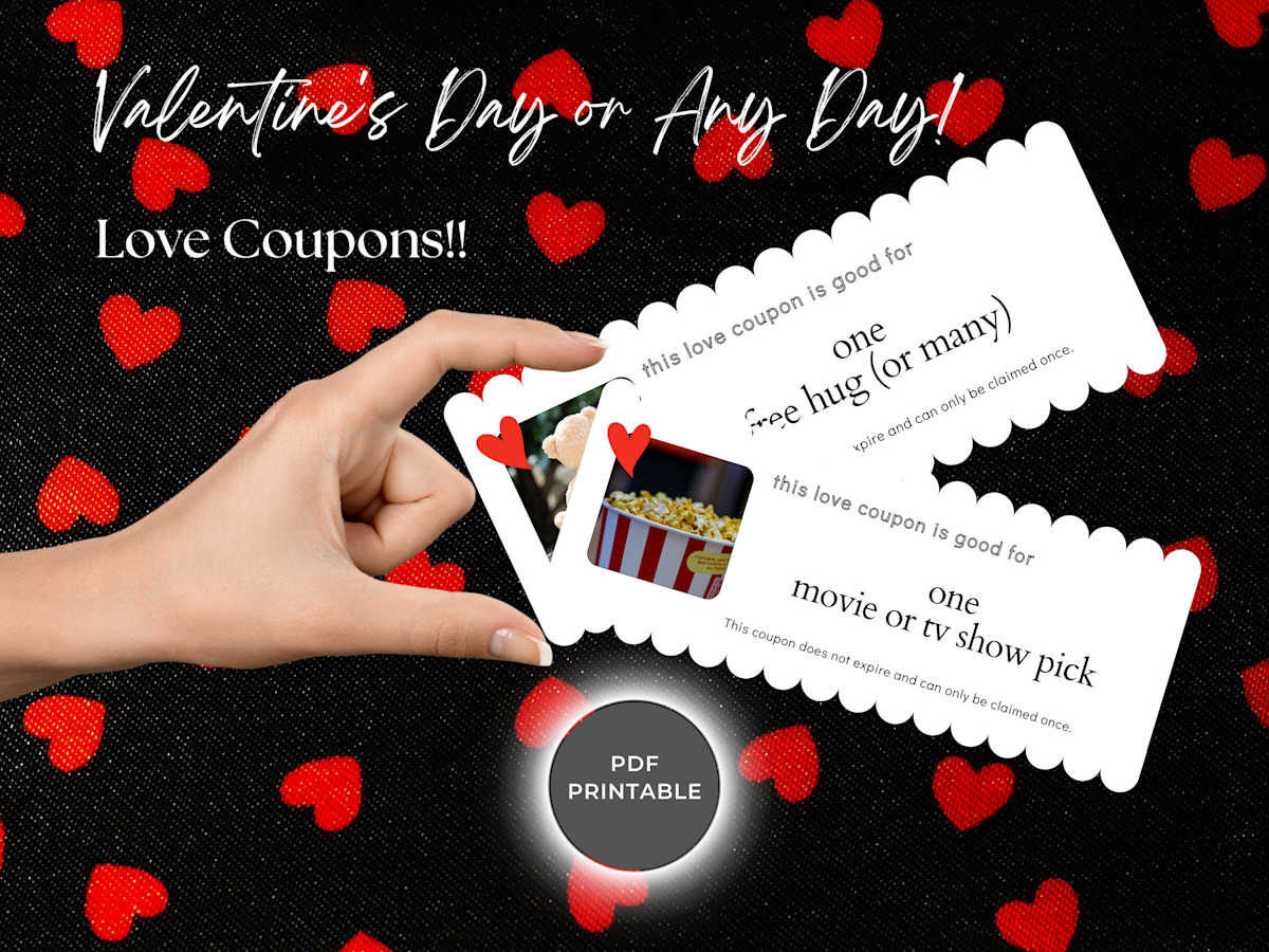 Digital Valentine's Day Coupons by Susi Schuele, Image 6.