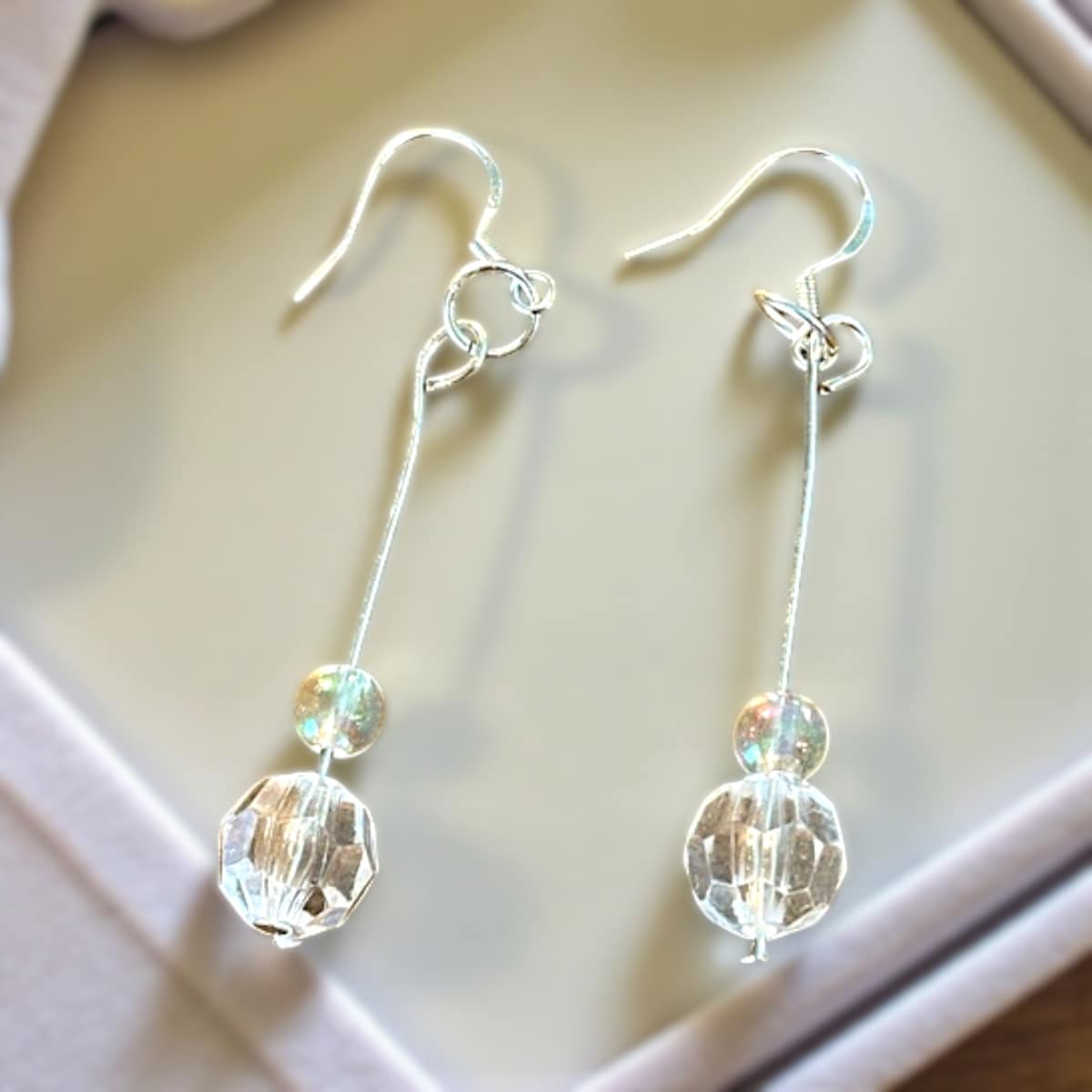 Dangle Crystal and Silver Earrings - DBSJ2025011 #31 by Susi Schuele