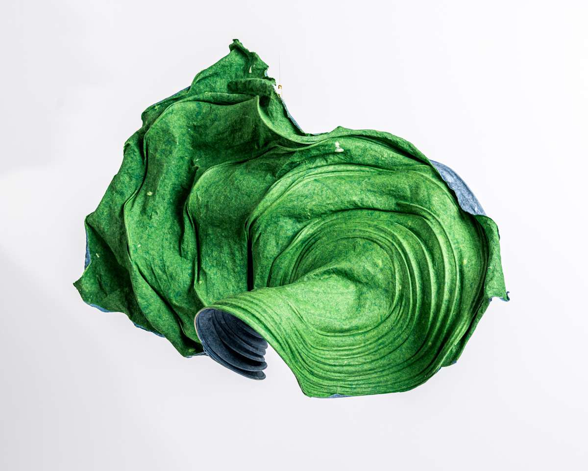 Green & Blue Spiral I by Dave King 