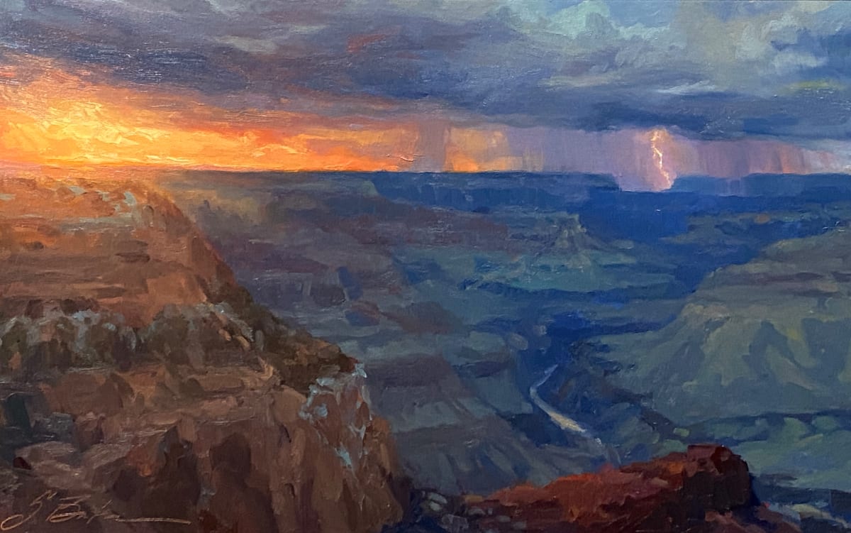Canyon Light Show by Suzie Baker 