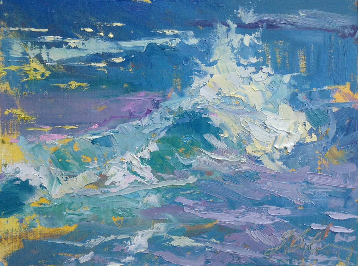 Waving to the Folks on the Shore by Suzie Baker 