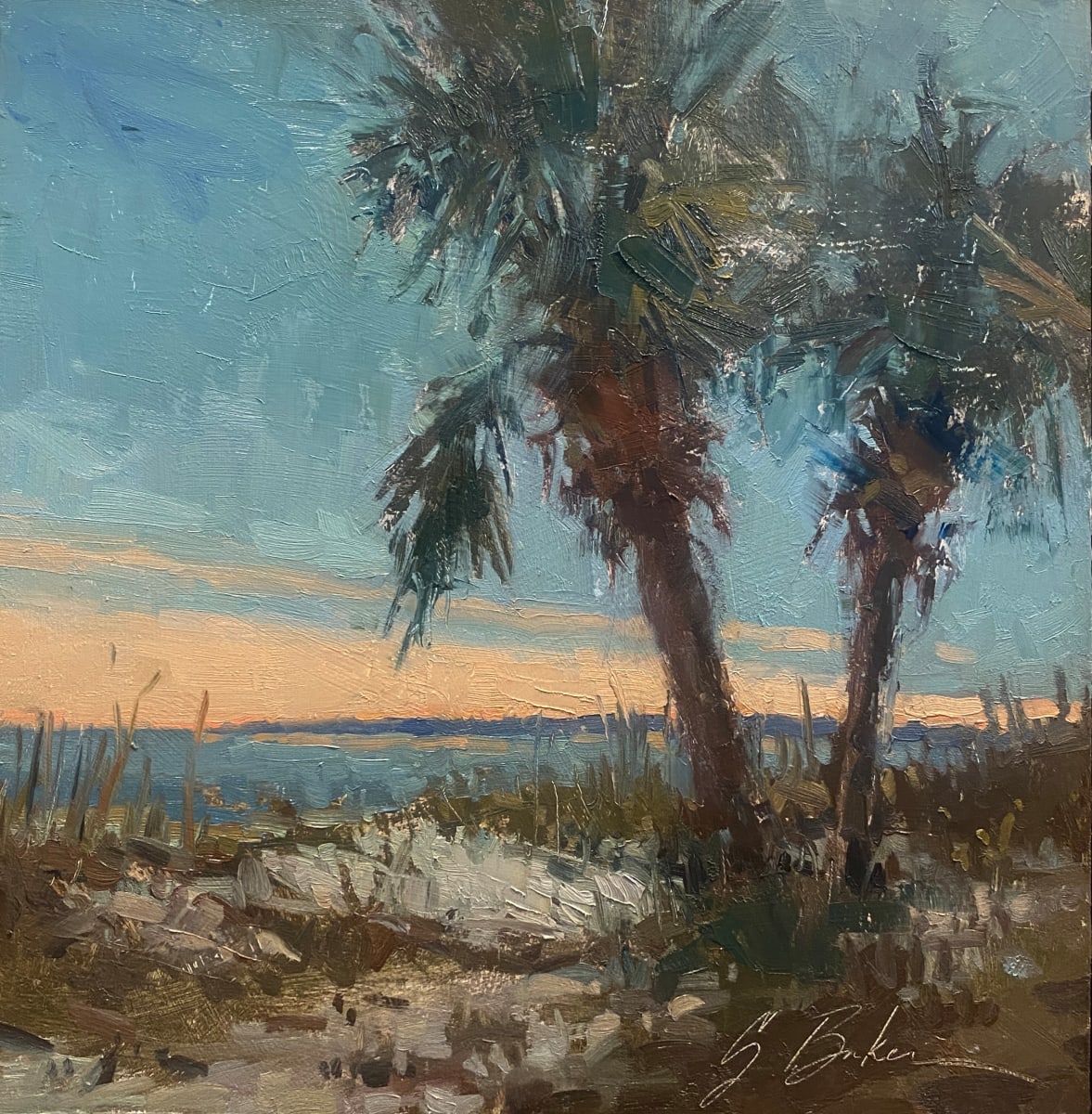 Two of a Kind by Suzie Baker  Image: Quick Paint at Forgotten Coast en Plein Air