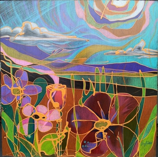 field of flowers by David Heatwole 