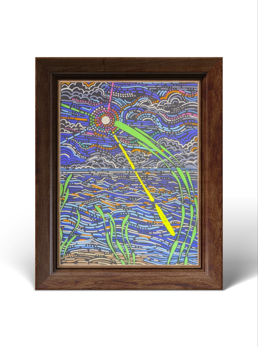 "Ocean Dreams" G0324 by David Heatwole  Image: Acrylic painting on canvas board "Ocean Dreams"