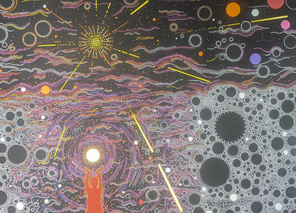 The one who holds the stars by David Heatwole  Image: "The one who holds the stars" by David Heatwole