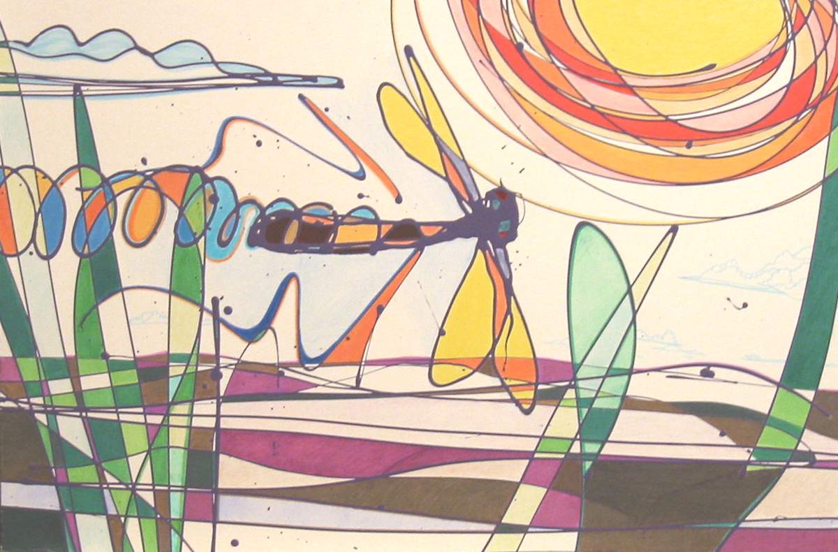 Energized dragonfly by David Heatwole, Image 1.