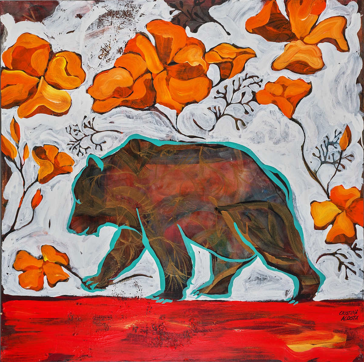 Golden State Bear by Cristina Acosta, Image 1.