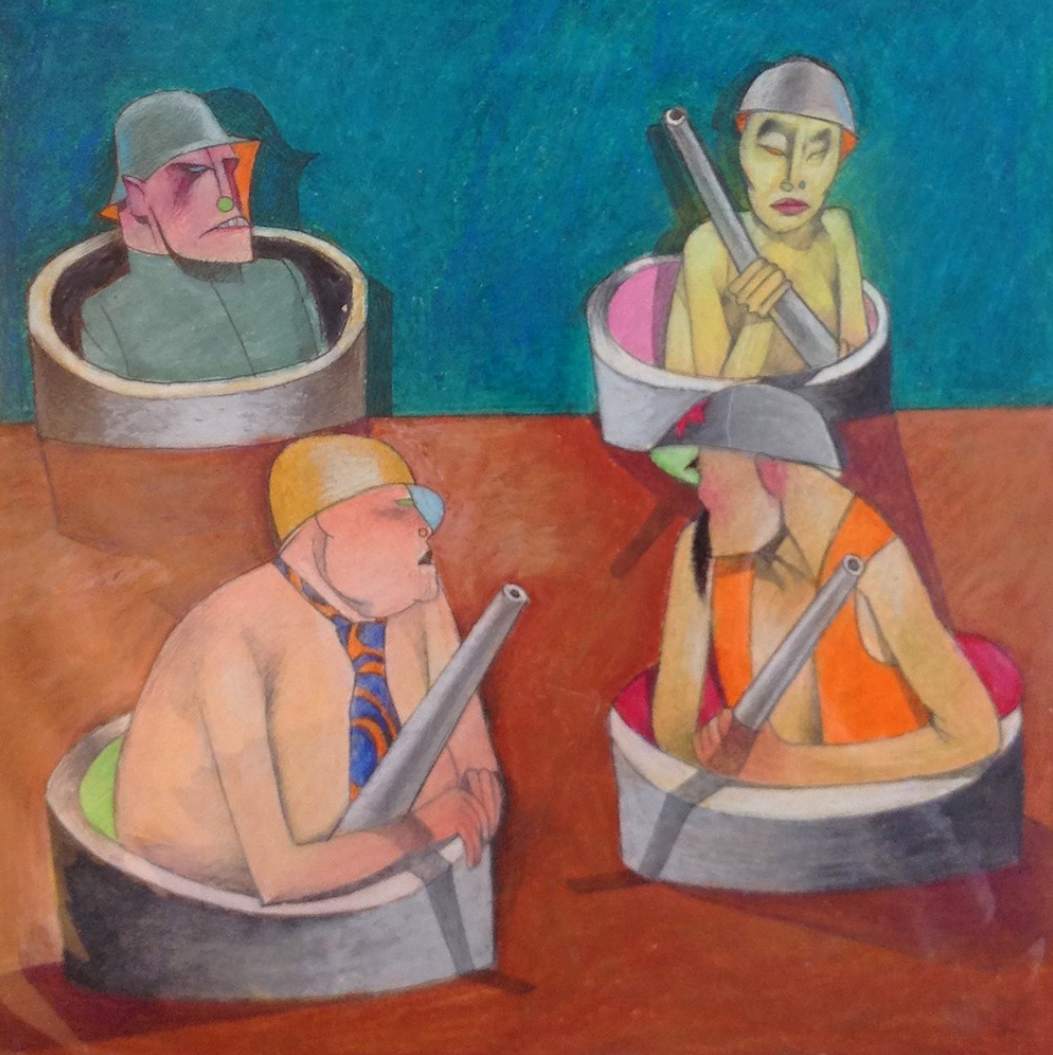 foxholes by Edward Henrion 