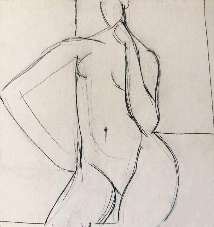 Untitled life drawing 08 by Edward Henrion, Image 1.