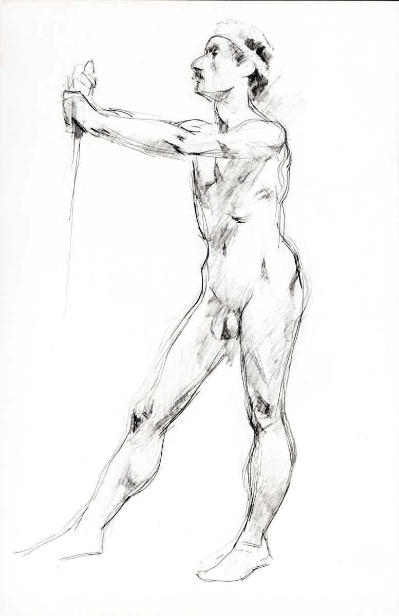 Life Drawing 124 by Edward Henrion, Image 1.
