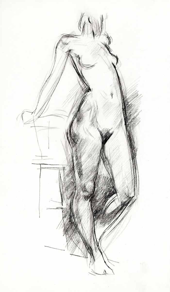 Life Drawing 121 by Edward Henrion, Image 1.