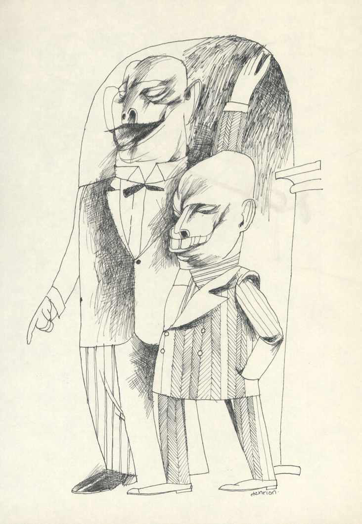Two Men by Edward Henrion, Image 1.