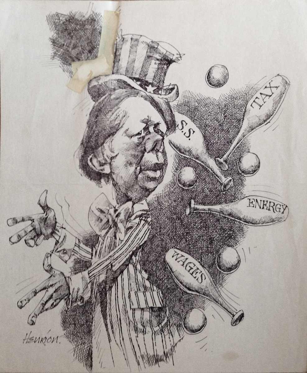 Jimmy Carter the Juggler by Edward Henrion, Image 1.